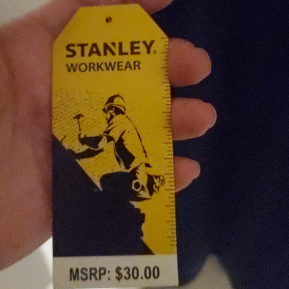 Stanley XXL Stretch Navy Blue Work Shirt Brand New Never Been Worn